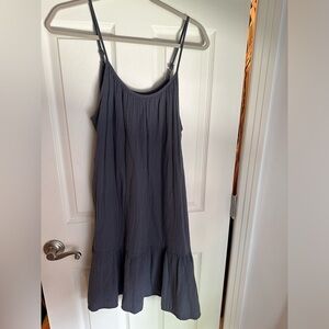 Mini cotton linen dress